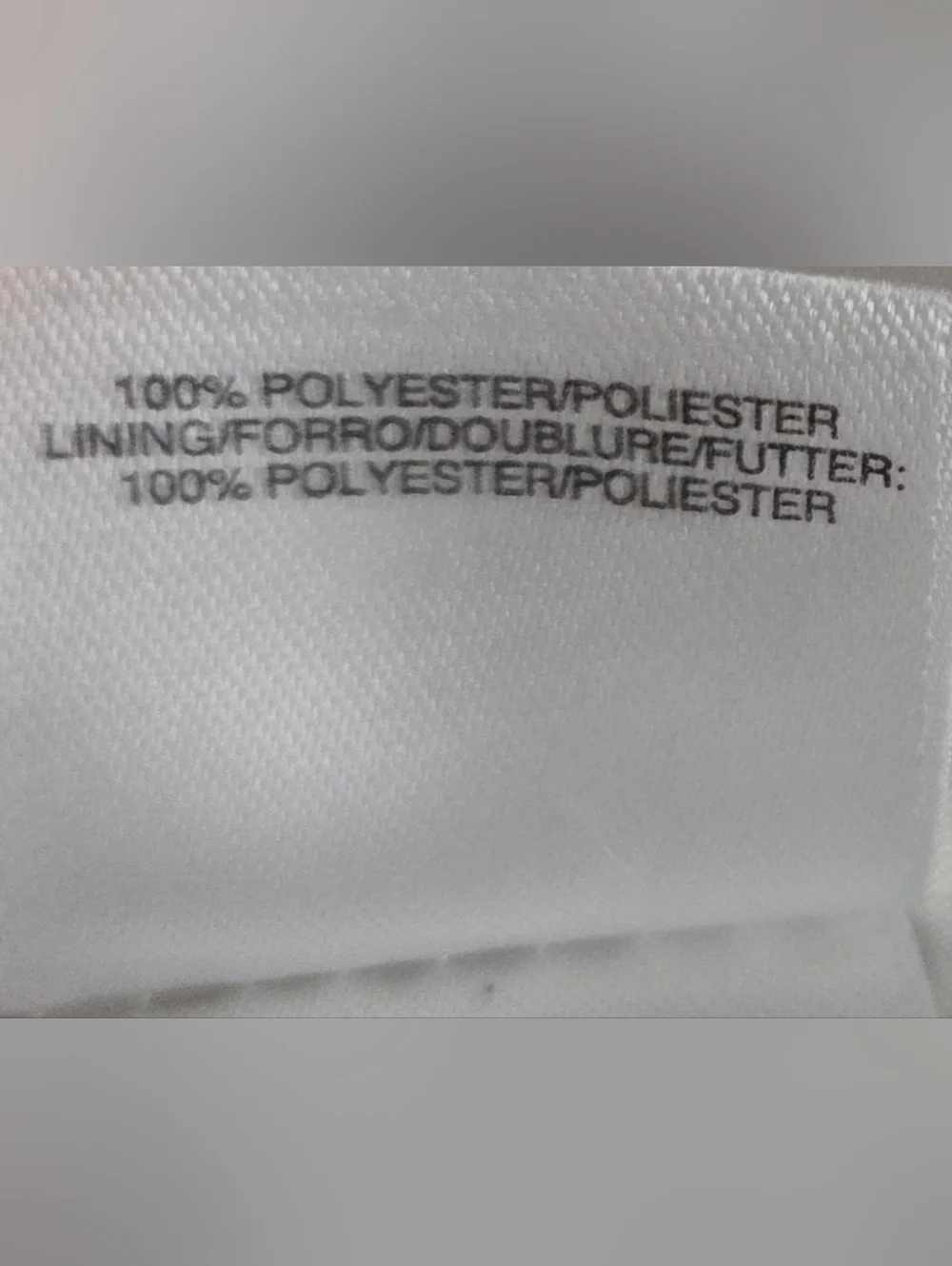 NWOT Le Suit Black and Off White Floral Long Coat Size 14 - Picture 15 of 16